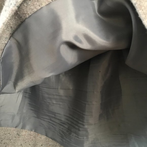 J. Crew Gray Wool Paperbag Waist Mini Skirt Sz 10 - Picture 6 of 8